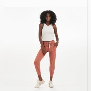 Vuori Rust/Heathered Orange Slim Jogger